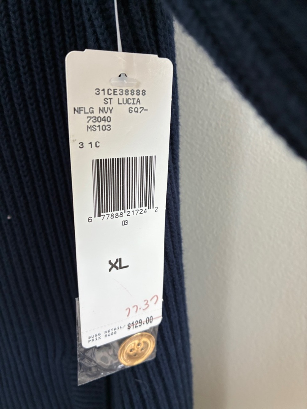 Ralph Lauren Navy Sweater NWT - Picture 5 of 5